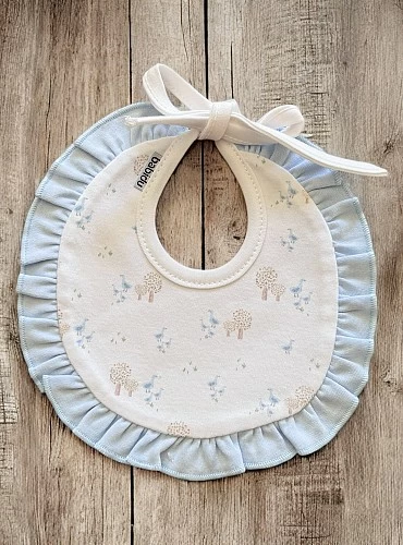 Unisex round cotton bib, Sendero collection