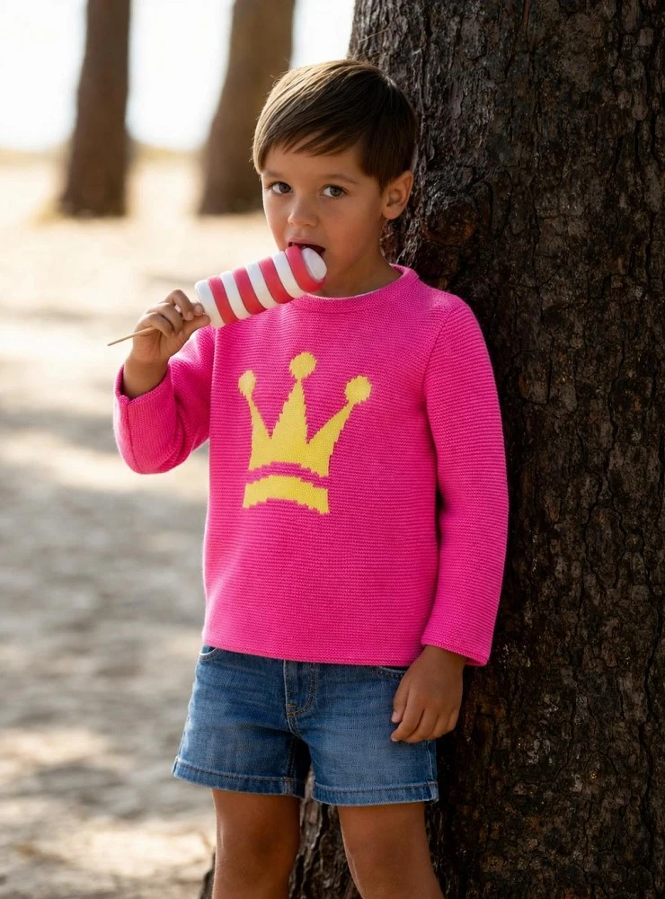 Unisex summer knit sweater from the Cosima Collection