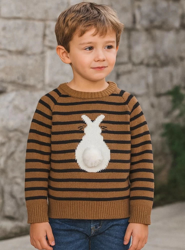 Unisex sweater from the Rabbit collection by Mon Petit Bonbon