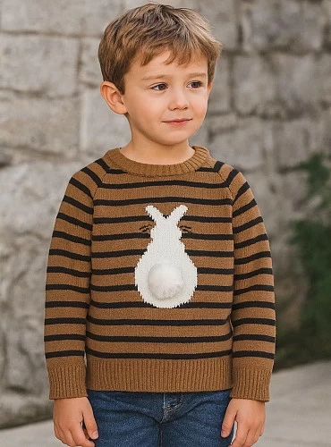 Unisex sweater from the Rabbit collection by Mon Petit Bonbon