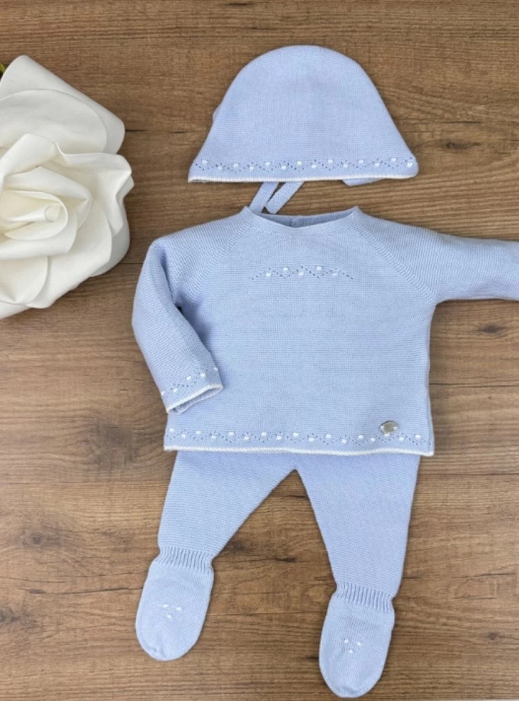 Unisex three-piece cotton knit set Nice Collection