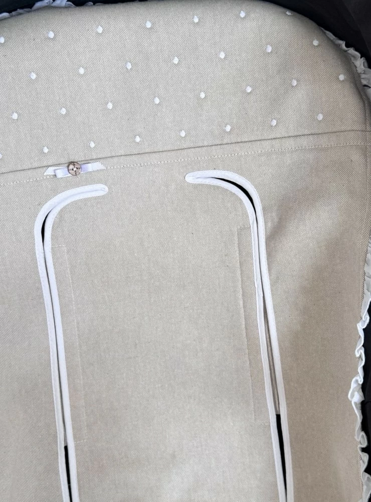 Universal sand-colored chair cover, Oslo collection