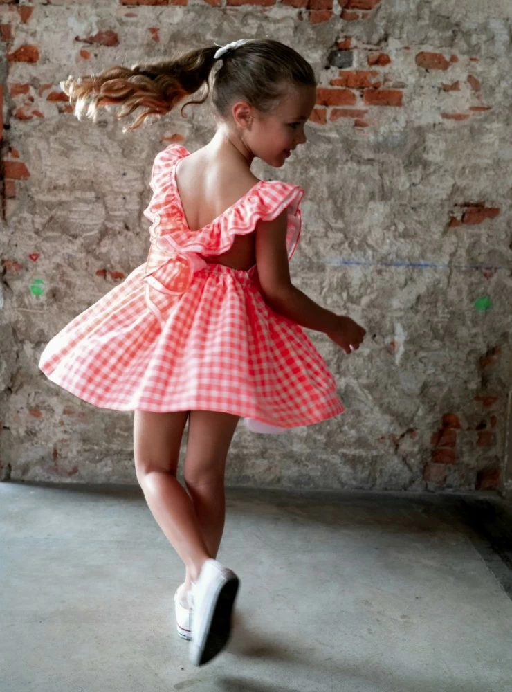 Vera Moda Infantil Vestido niña sudadera rojo con estrellas laterales de  Vera Moda Infantil