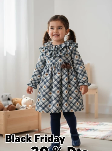 Vestido colección Ardillas de Mon Petit Bonbon