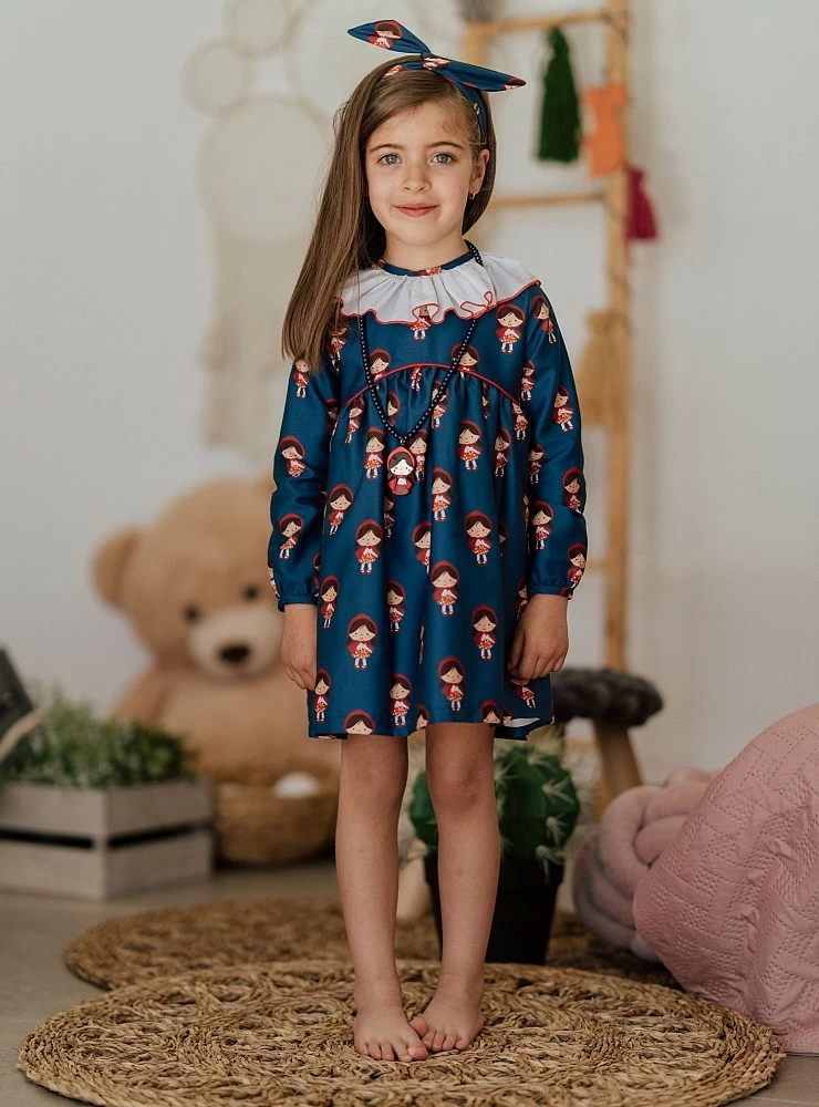 Vestido Colección Caperucita de Mon Petit Bonbon