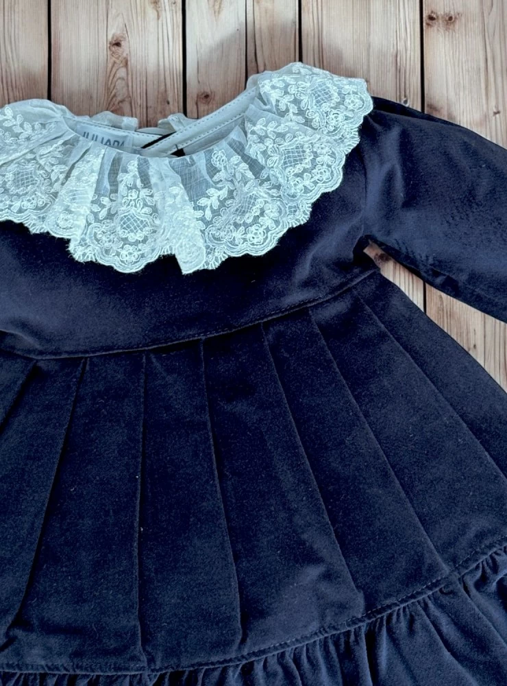 Vestido de terciopelo marino Colección Fantasía
