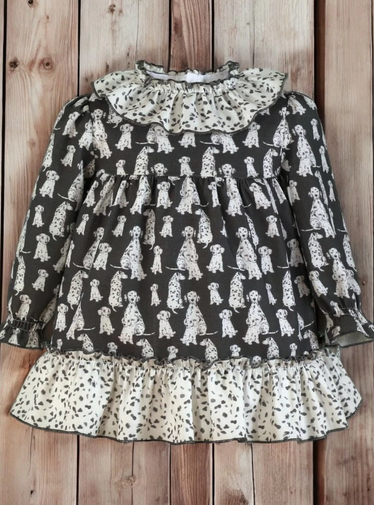 Vestido de viella colección Dálmatas