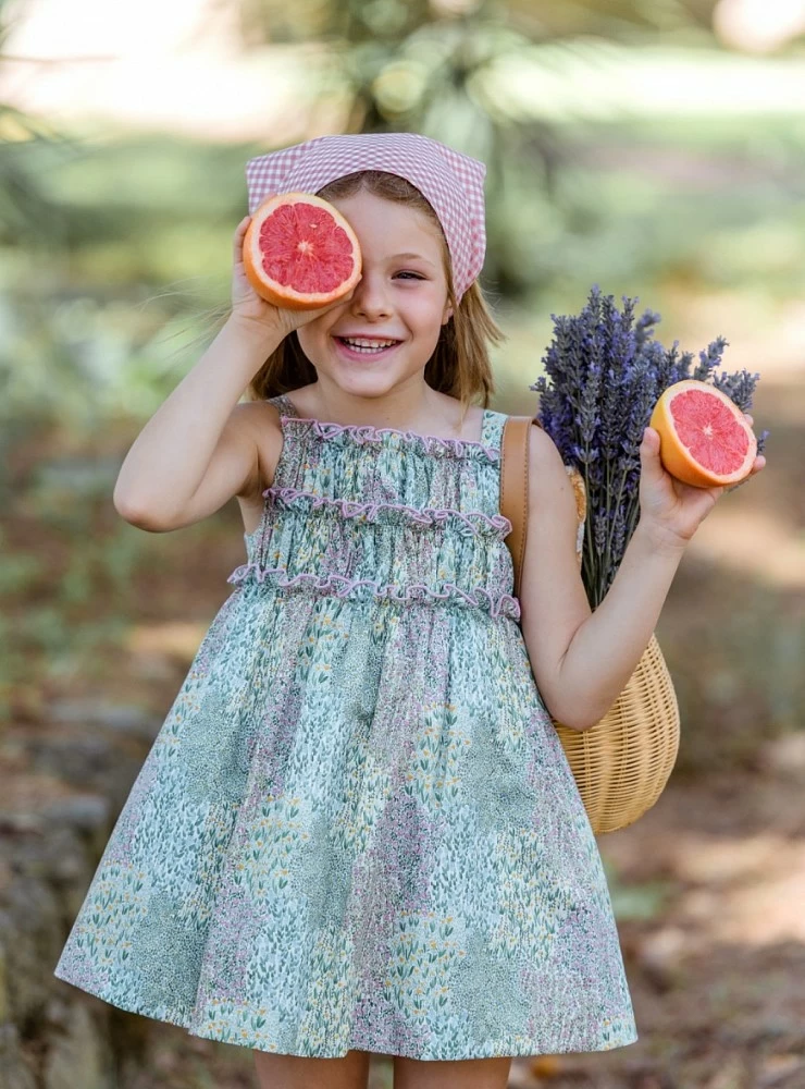 Conjunto primera puesta bebé niña DESAGUJADO color rosa