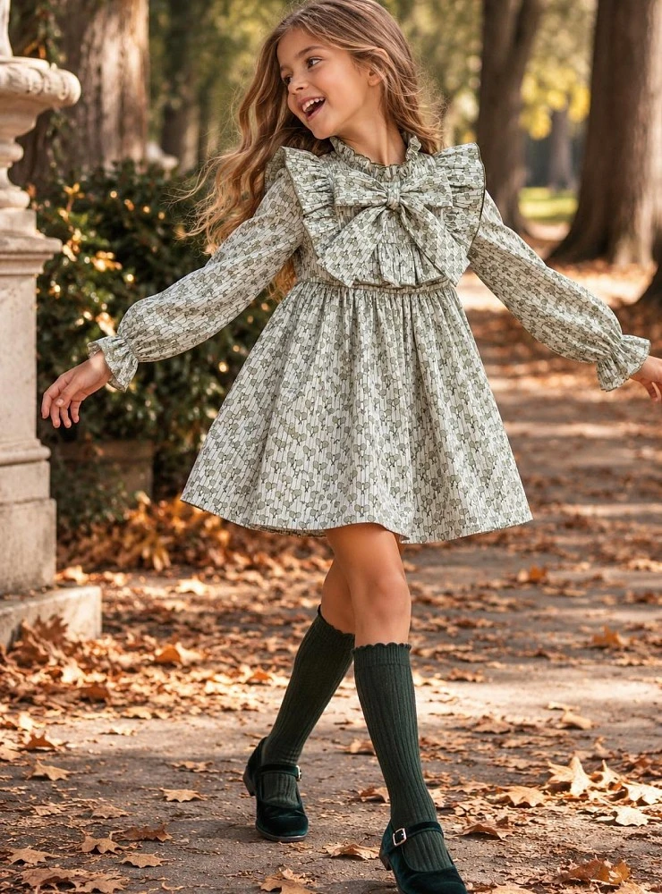 Vestido niña Colección Raquetas Mon Petit Bonbon