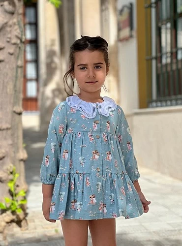 Vestido para niña Colección Rapunzel de La Peppa