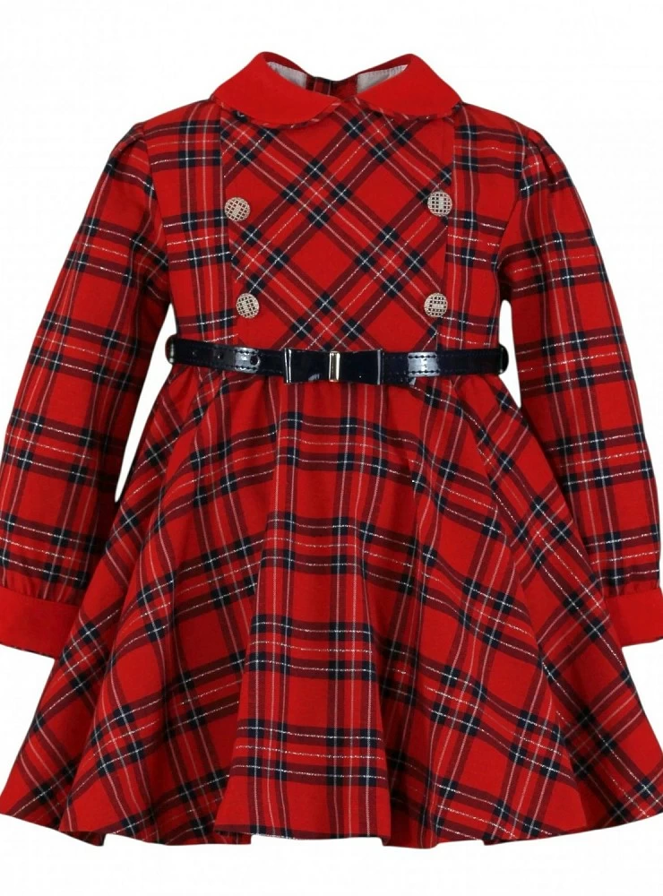 Vestido para niña evasé colección Christmas Dreams