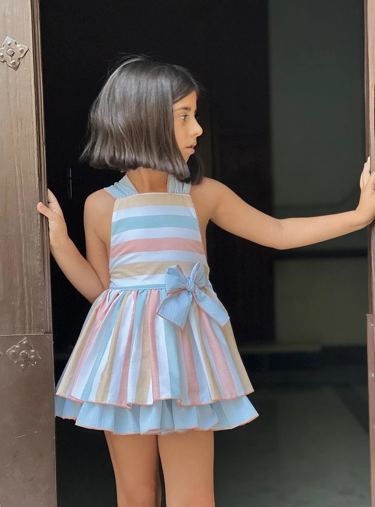 Vestido tipo pichy colección Pastel