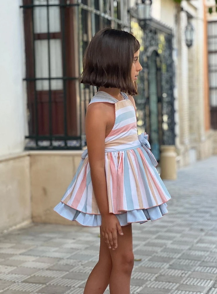 Vestido tipo pichy colección Pastel