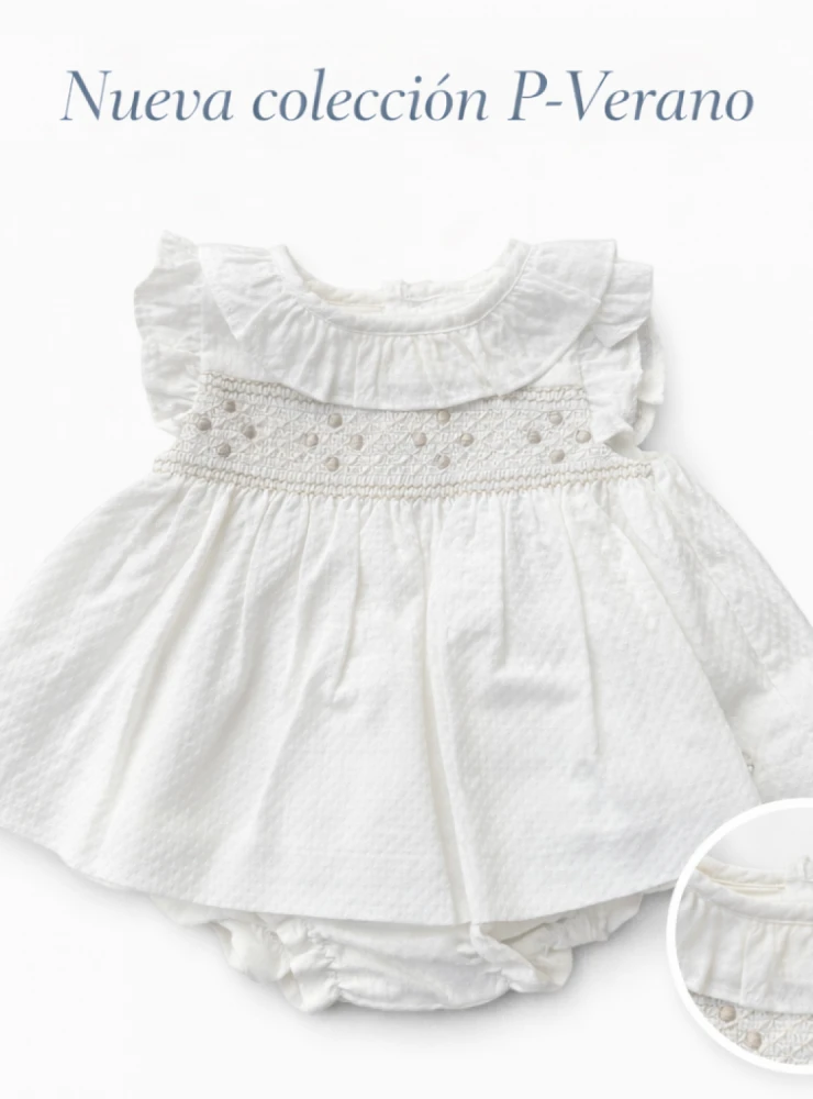 Vestido y braga para ceremonia colección Quebec