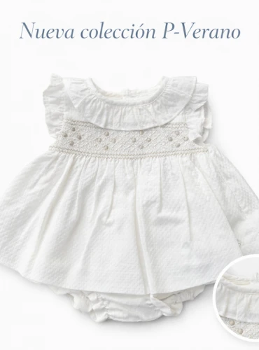 Vestido y braga para ceremonia colección Quebec