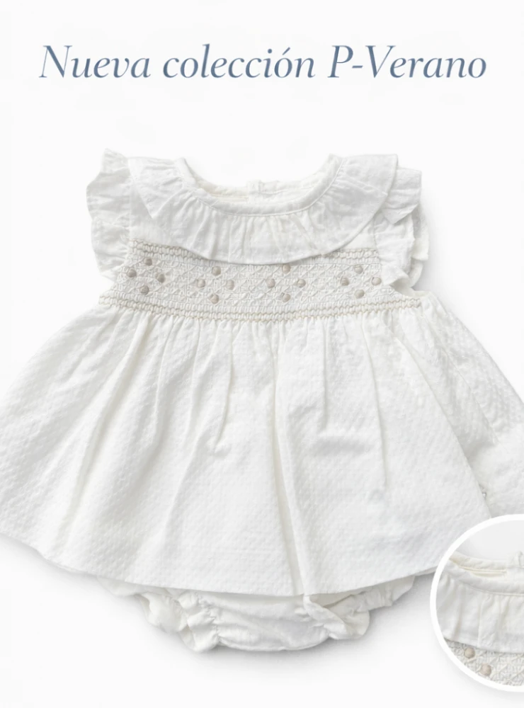 Vestido y braga para ceremonia colección Quebec