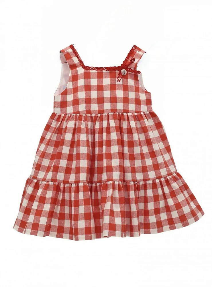 Vichy check dress from Foque's Poppies collection