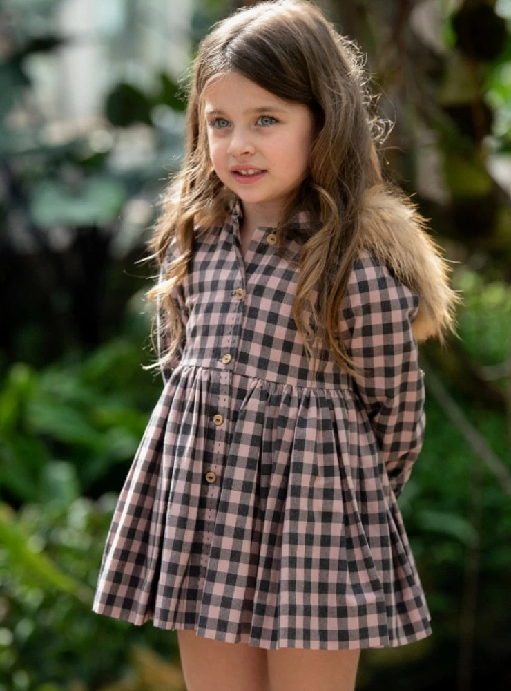 Vichy dress from La Peppa Peter Pan Collection