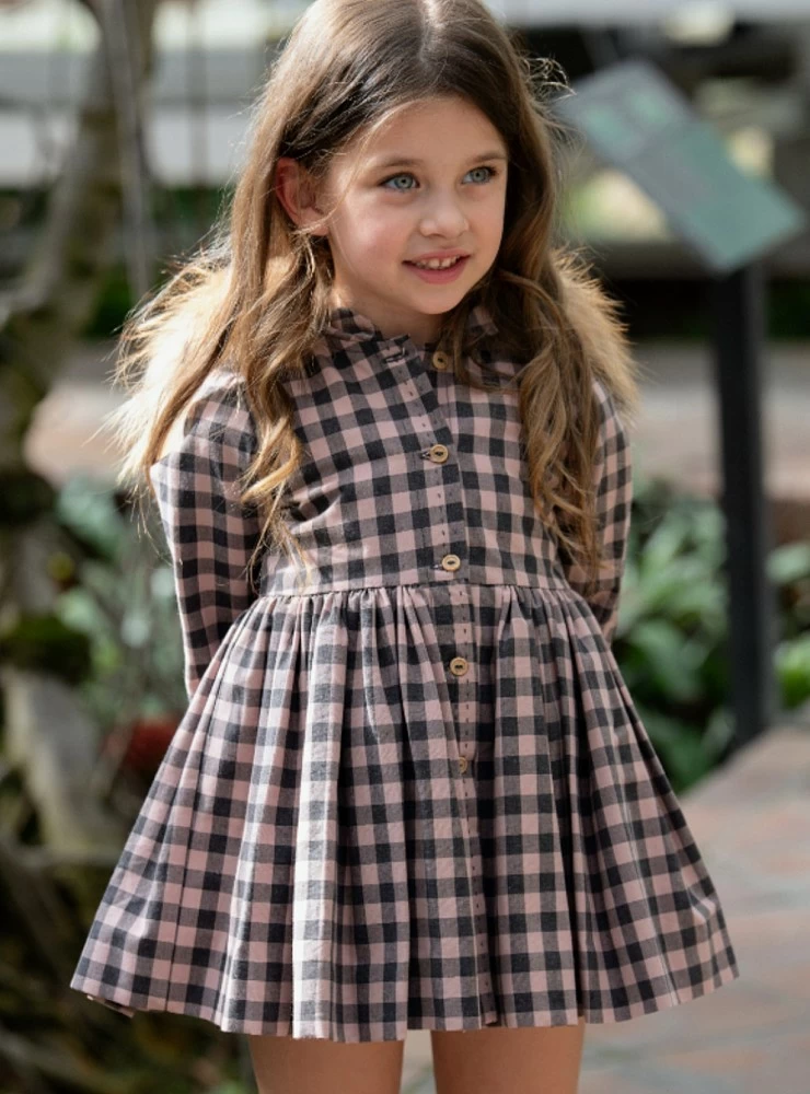 Vichy dress from La Peppa Peter Pan Collection