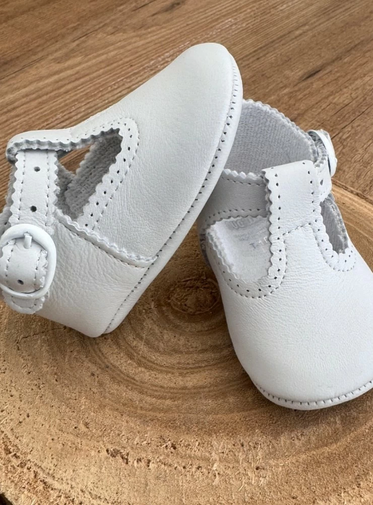 Wave sandal for children, white or beige