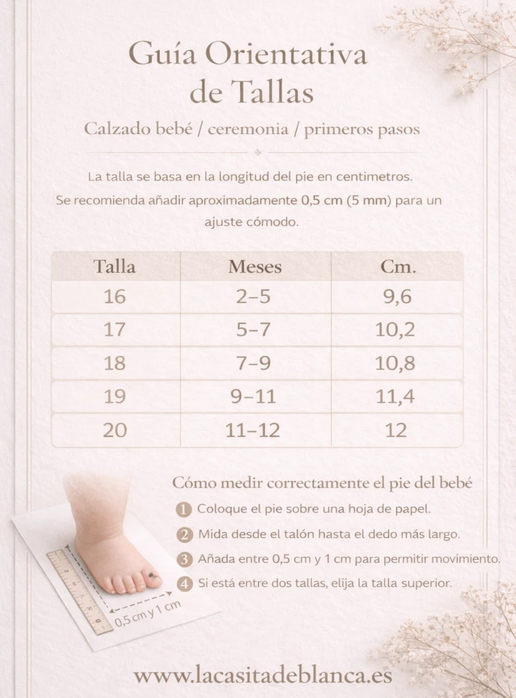 Zapato para niño piel nacar con flecos