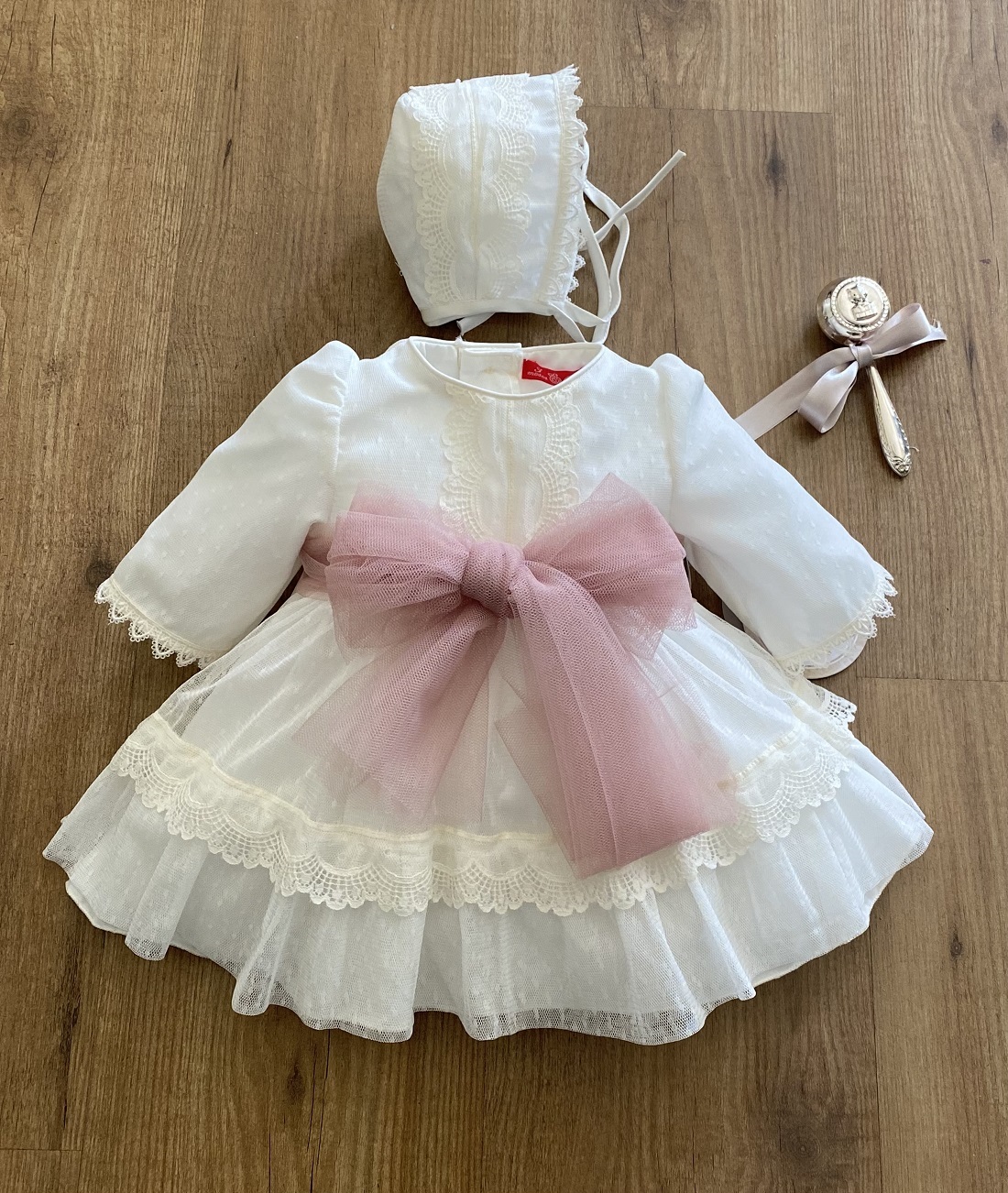 Conjunto Natalino Para Meninas - Blusa Manga Longa E Saia Tutu Com Boneco De Gengibre