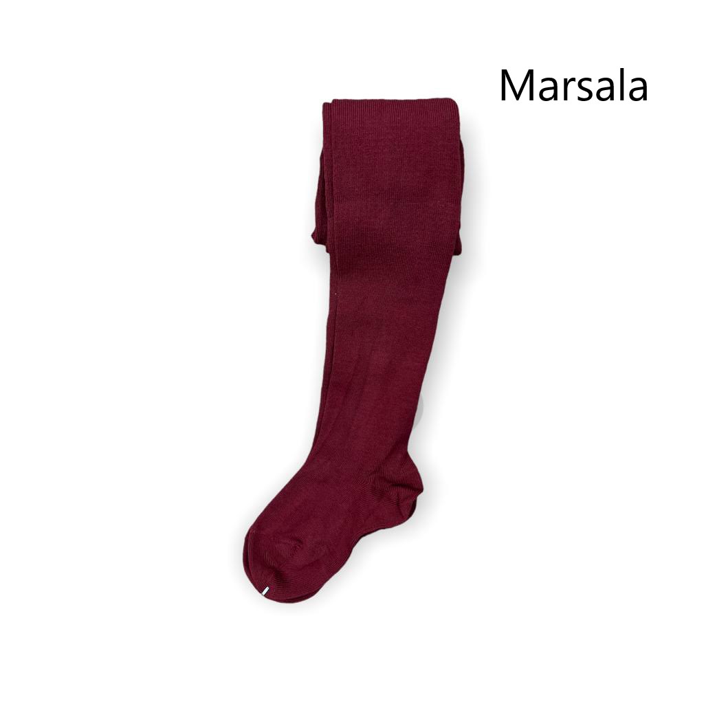 Leotardo de cóndor en punto liso color Marsala 599 | Lacasitadeblanca.es