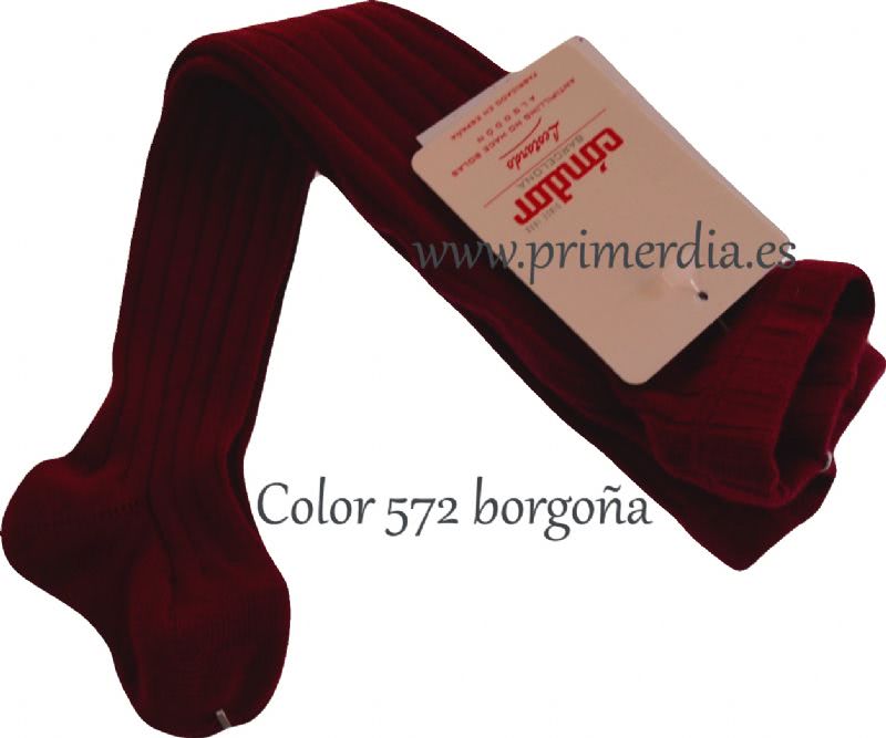 Leotardos Marca Condor. Canale finito. Color 572 Borgoña ...