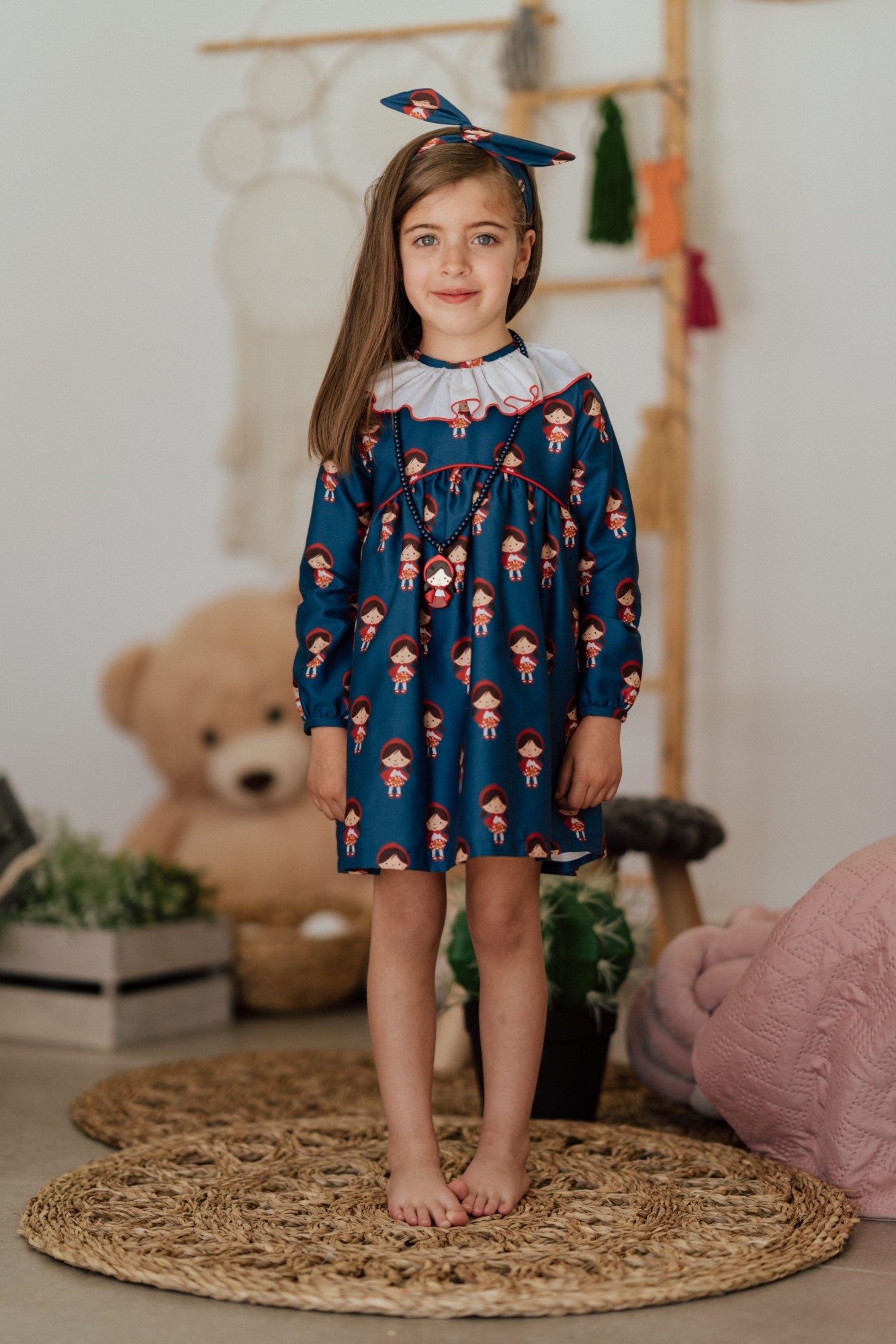 Mon Petit Bonbon Little Red Riding Hood Collection Dress Lacasitadeblanca.es